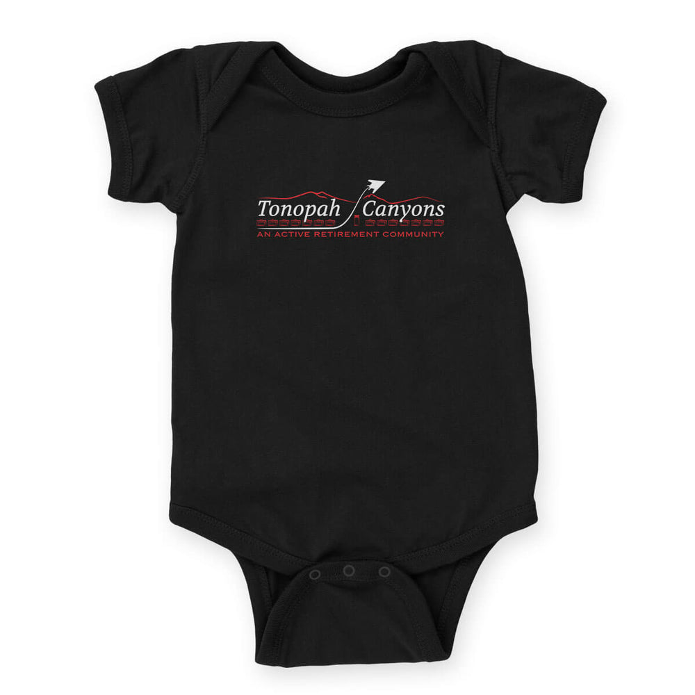 Tonopah Canyon Black Onesie