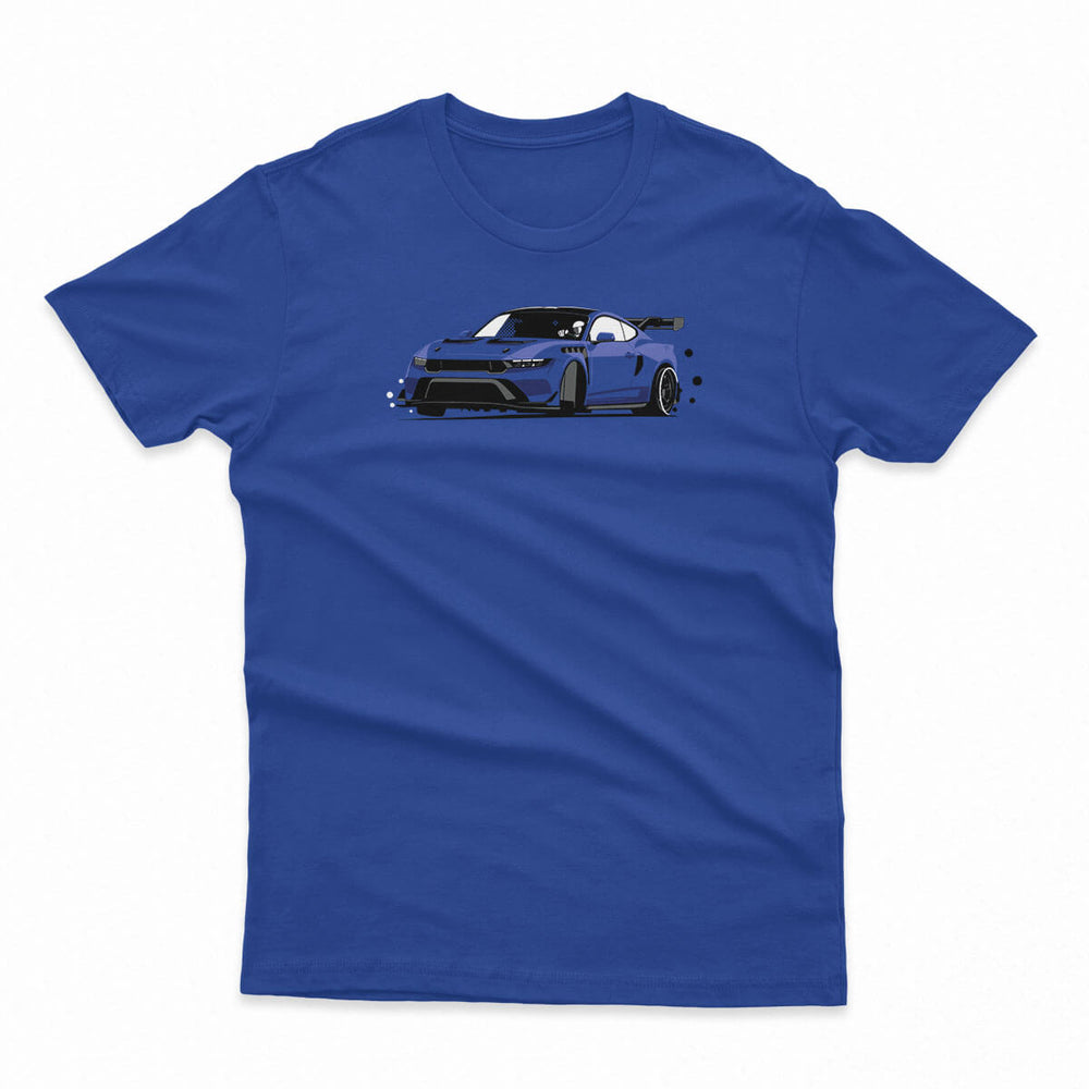 Track Pony Blue Men's Fitted Tee
