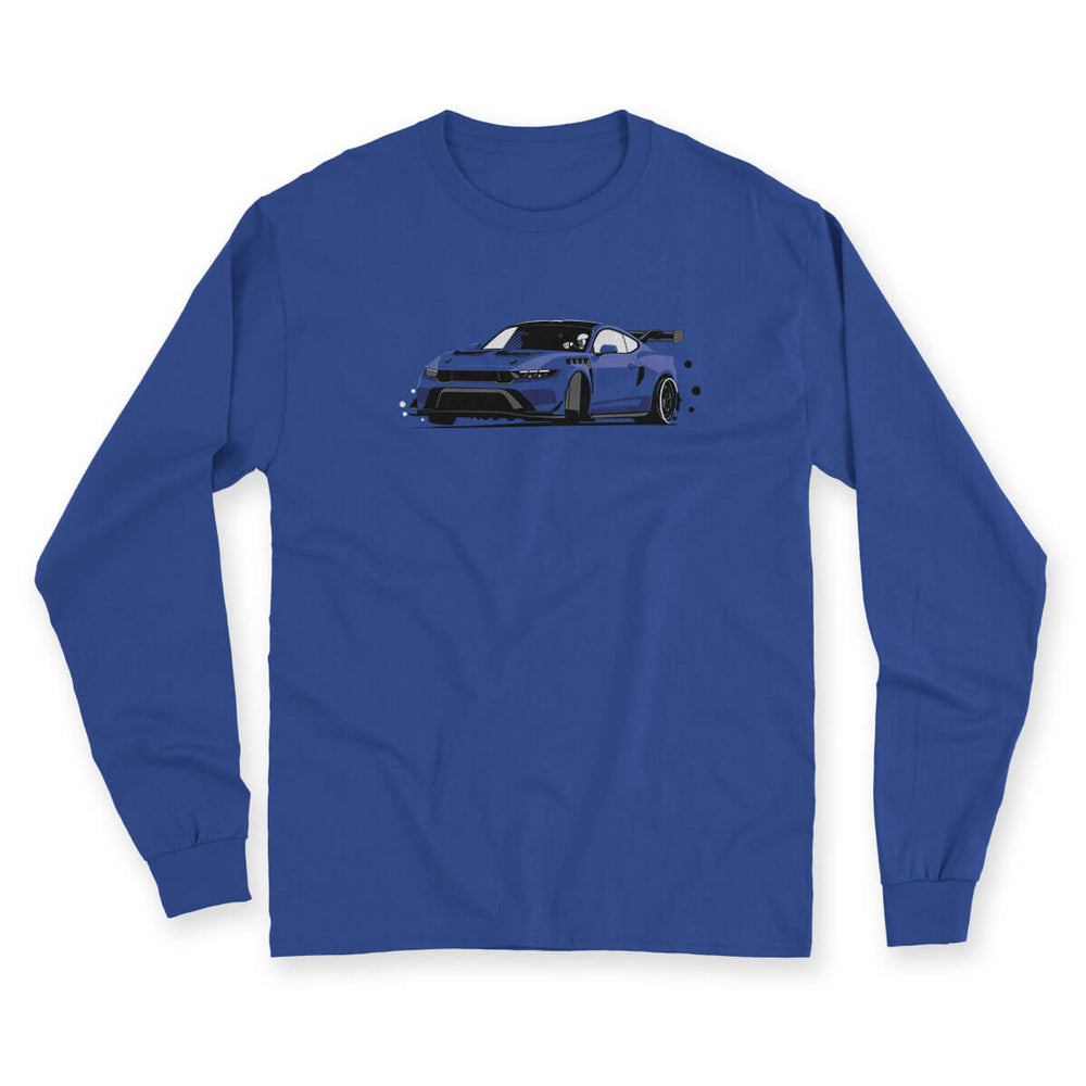 Track Pony Blue Men's Long Sleeve