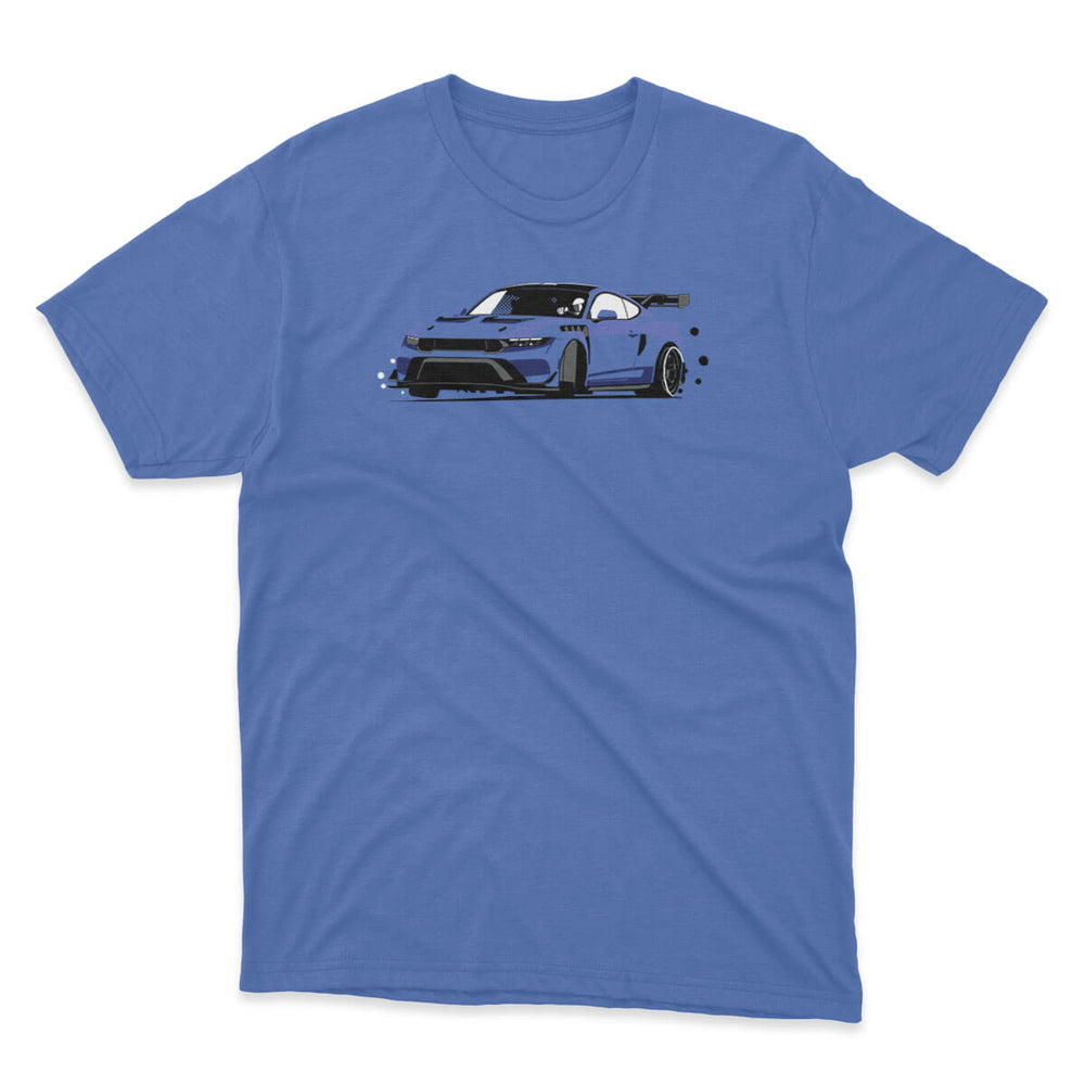 Track Pony Blue Men's Premium Tri-blend