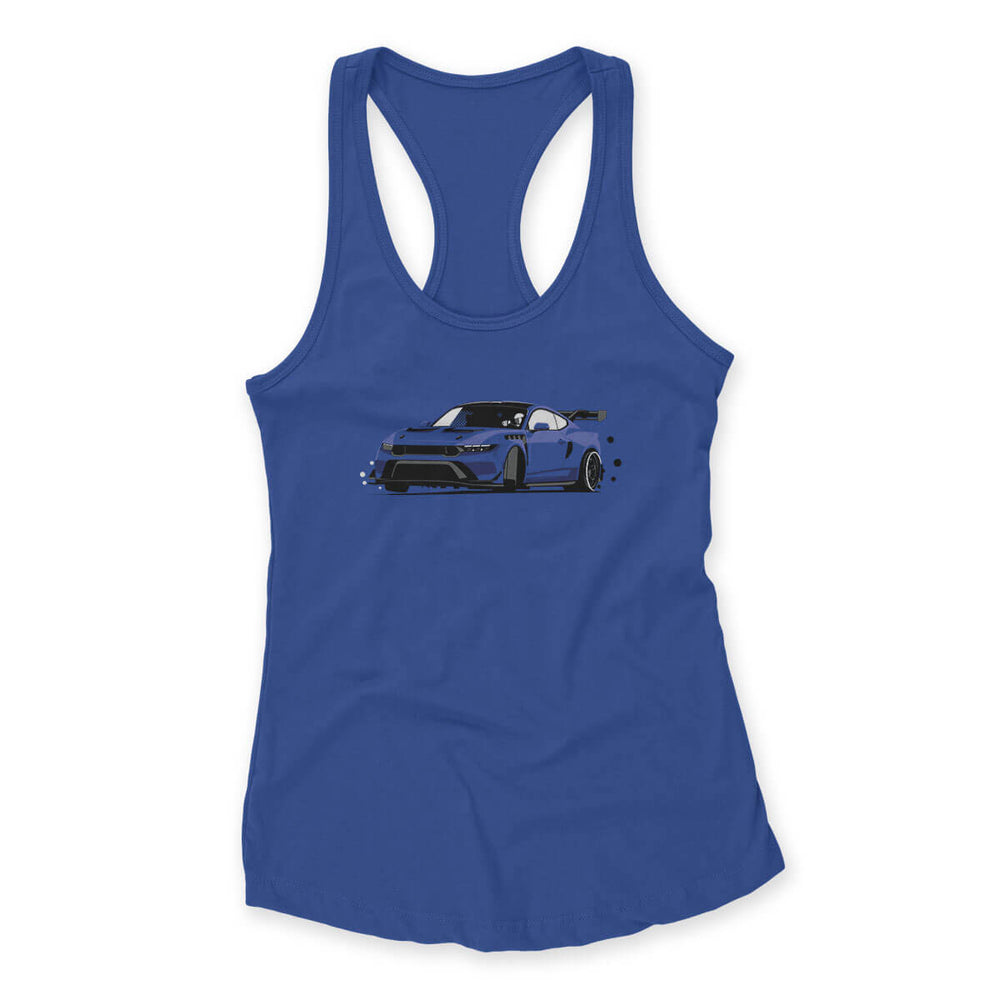 Track Pony Blue Women's Tank