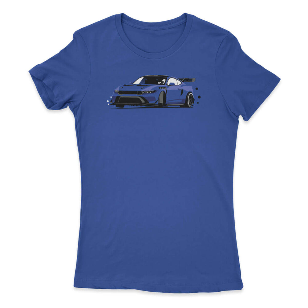 Track Pony Blue Women's Tee