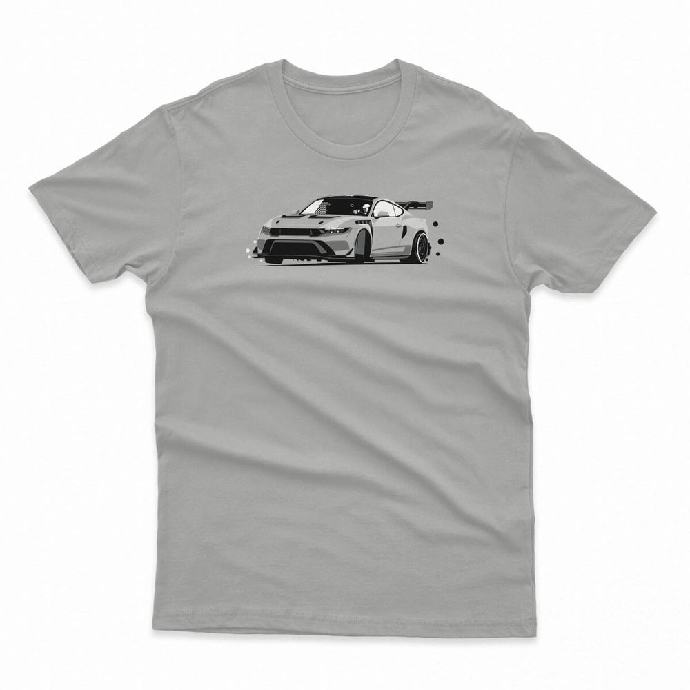 Track Pony Silver Men's Fitted Tee
