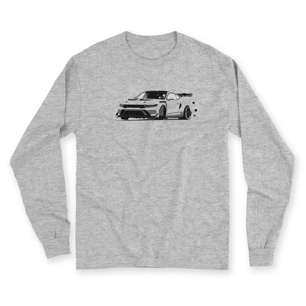 Track Pony Silver Men's Long Sleeve