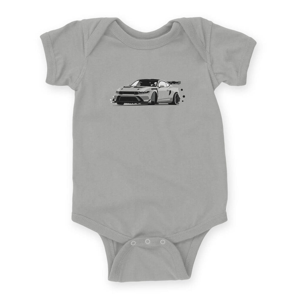 Track Pony Silver Onesie