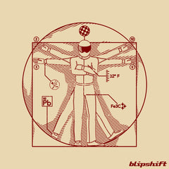 Vitruvian Racer VI is type of T-shirt and related is to this product 
