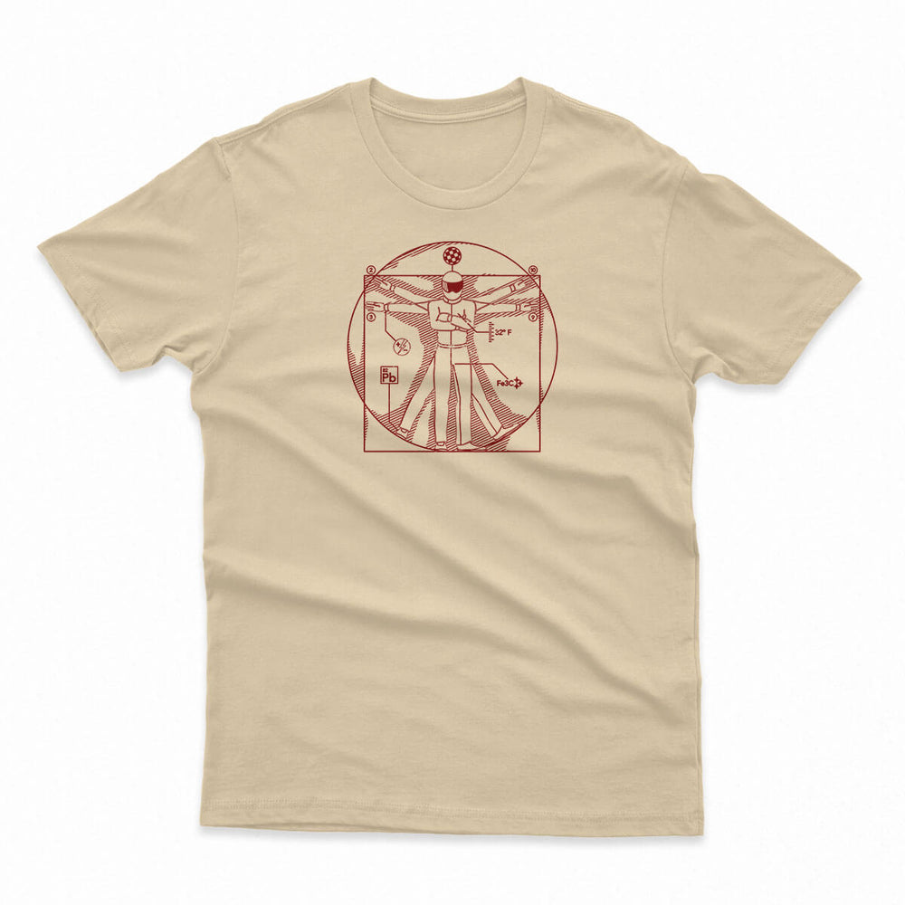 Vitruvian Racer VI Men's Fitted Tee