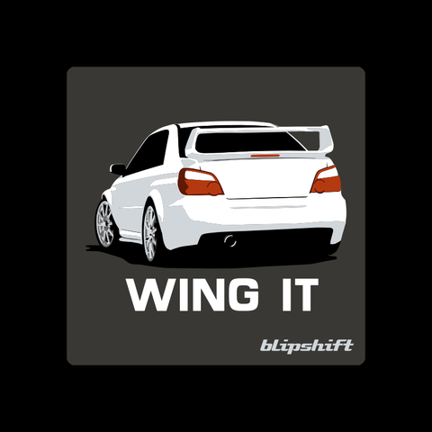Wing It Sticker
