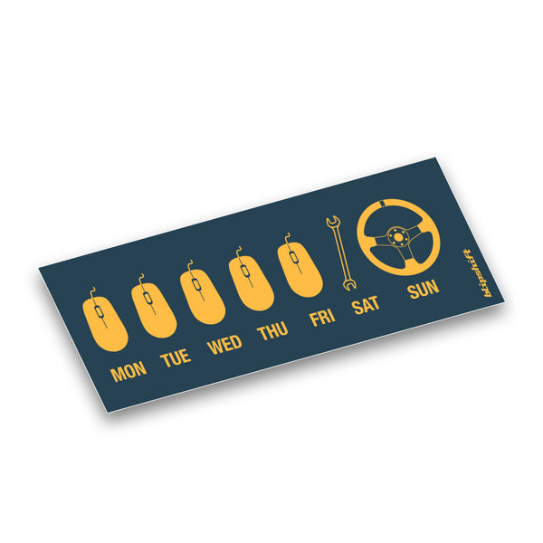 Working For The Weekend Sticker Product Image 1