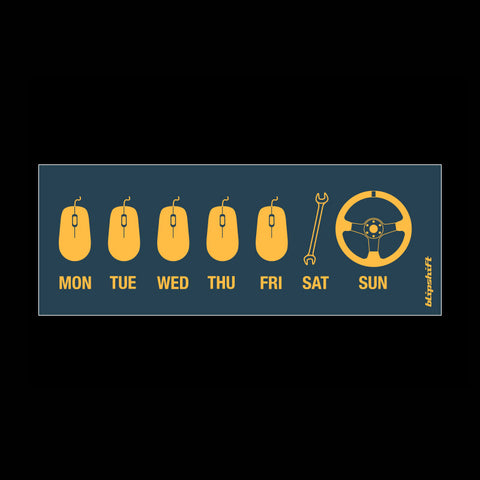 Working For The Weekend Sticker