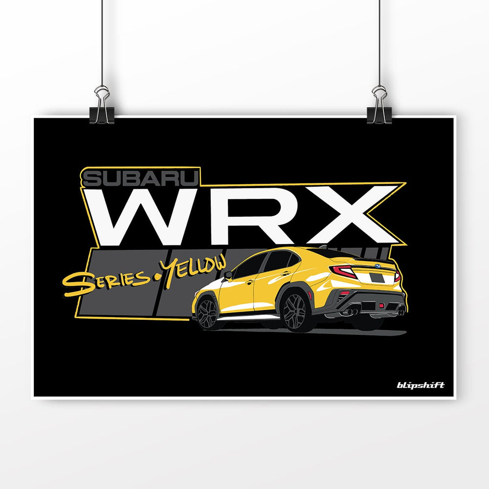 WRX Series.Yellow Poster