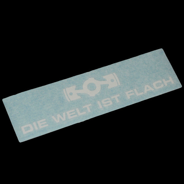 Die Welt ist Flach Decal Product Image 2