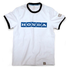 Honda 80s Logo ringer tee Design by  Vintage Culture