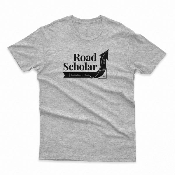 Road Scholar V A track and racing car enthusiast shirt blipshift