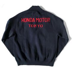 Honda Motor 1/4 Zip Sweater