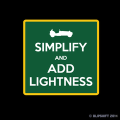 Simplify Sticker II  Design by blipshift