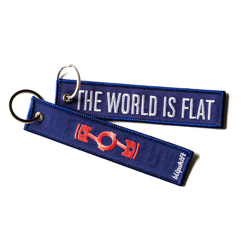 Flatspiracy keychain