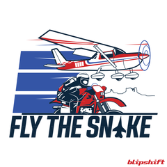 Fly The Snake Ringer Tee