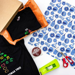 Shirt Gift Wrap Kit  Design by 