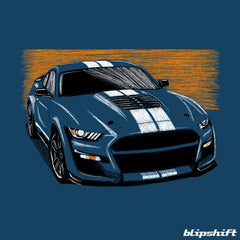 Snake King Blue Design by  David Warmuth