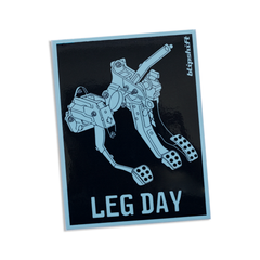 Leg Day Sticker is type of Sticker and related is to this product 