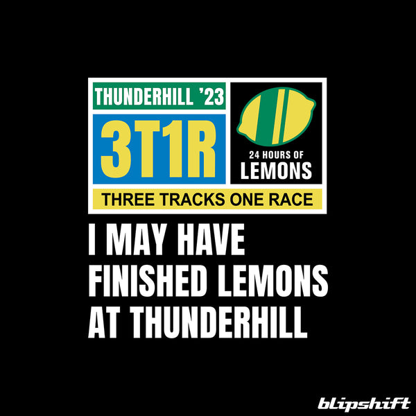 Lemons Thunderhill 2023 design