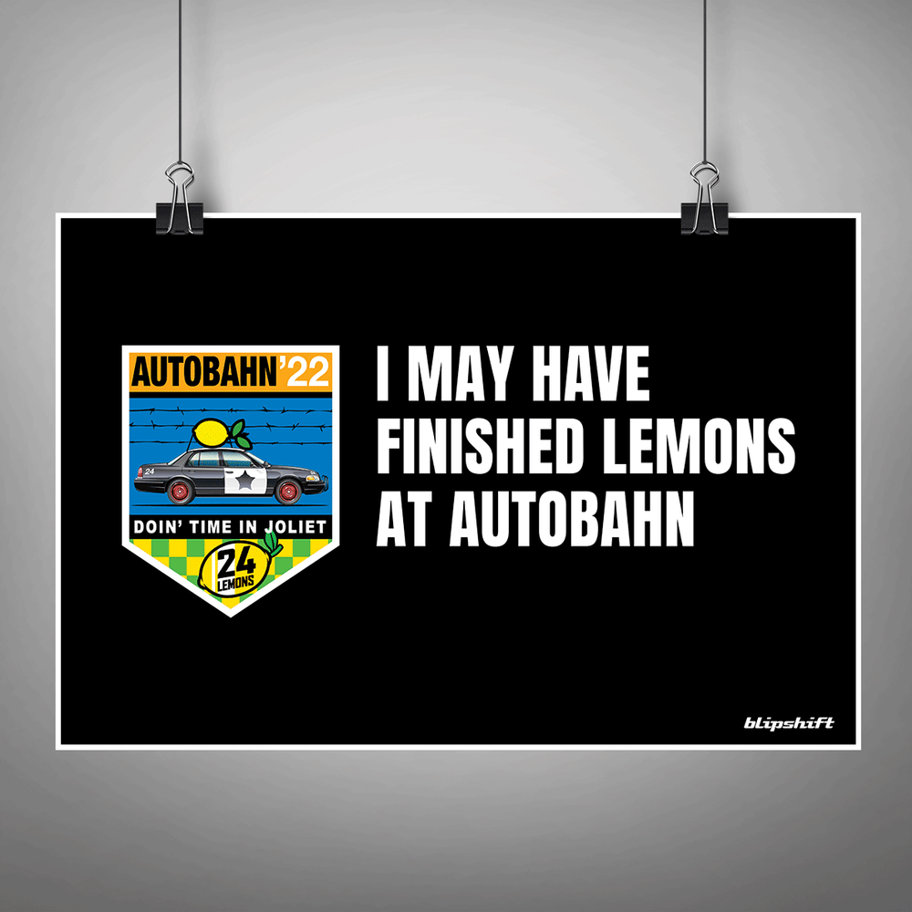 Lemons Autobahn 2022 Poster