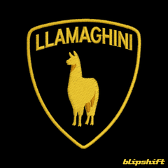 Llamaghini Polo  Design by David Warmuth