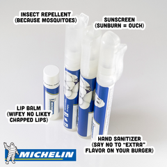 Michelin Track Day Personal Care Kit  Design by team blipshift