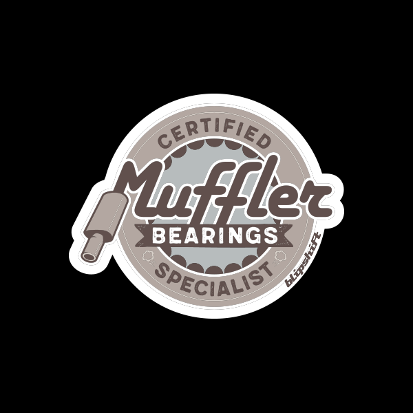Muffler Bearings Sticker Product Image 2
