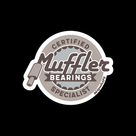 Muffler Bearings Sticker