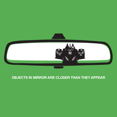 Objects in mirror...  Design by 