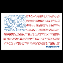 Overland of the Free Sticker  Design by blipshift