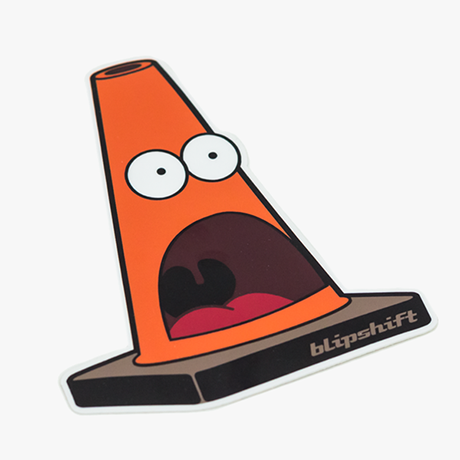Surprised Cone Sticker Product Image 1
