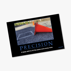 Precision Motorvational Card  Design by team blipshift