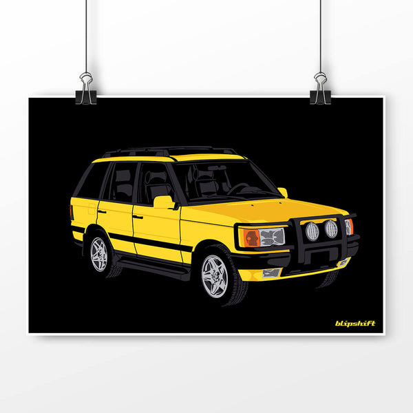Rapid Rover Rapid Rover - A supercharged yellow British Rover enthusiast shirt ...