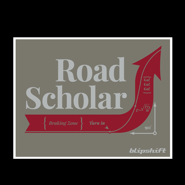 Road Scholar Sticker Product Image 2