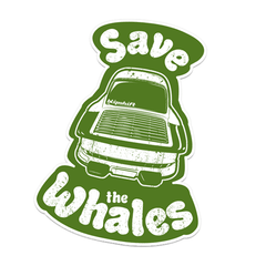 Save the Whales Sticker