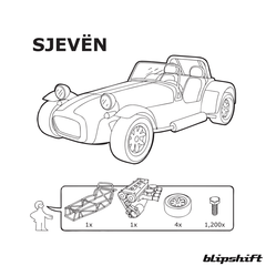 Sjeven White  Design by Mycak Sames