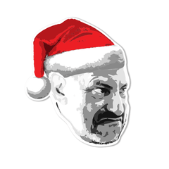 Zuckerman Santa Sticker