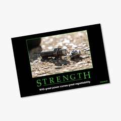 Strength Motorvational Card  Design by team blipshift