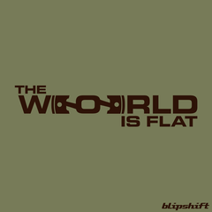 The World is Flat  Design by team blipshift